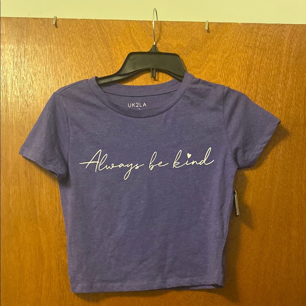 UK2LA JUNIOR Large Purple Graphic Tee